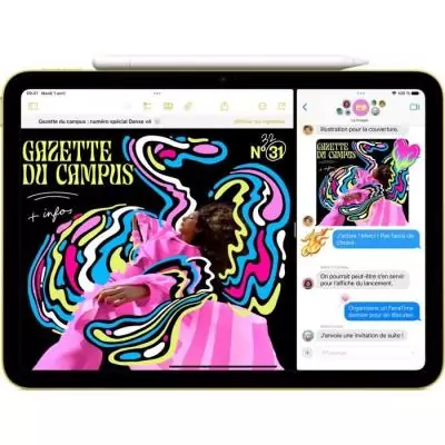 iPad A16 (2025) - 11 pouces - Wi-Fi - 128Go - Argent - Compact dimensions