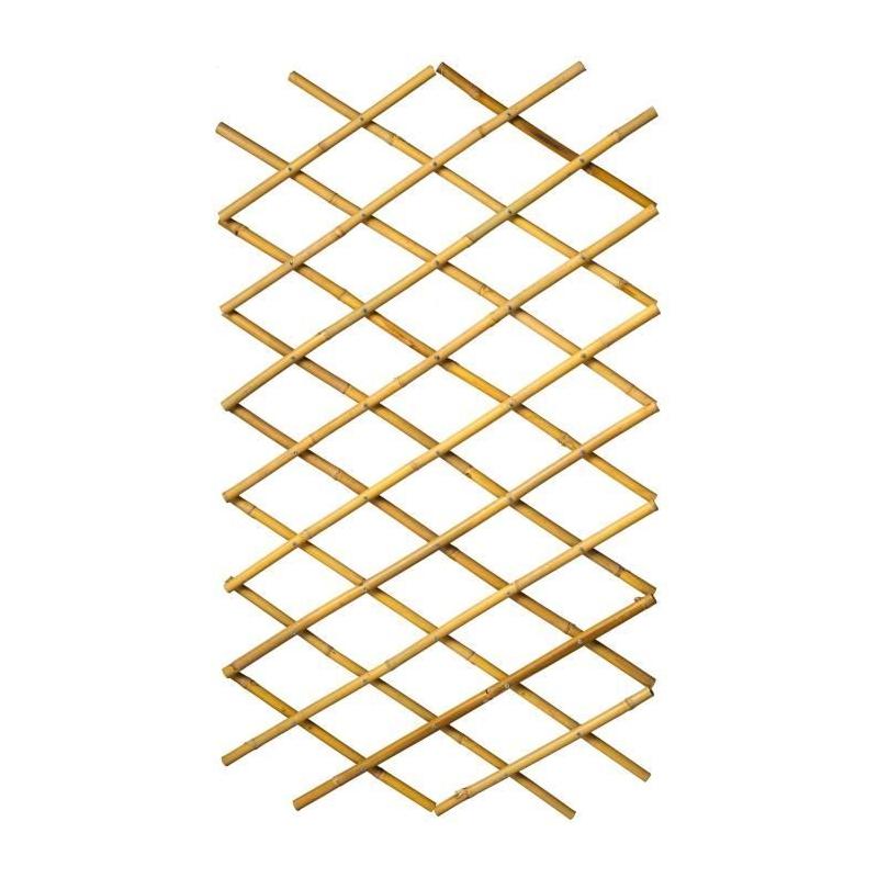 Treillis extensible en bambou - Naturel - 45 x 180 cm