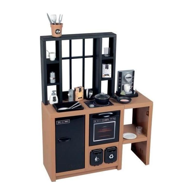 Cuisine enfant Smoby Loft 32 accessoires, design industriel • dès 3 ans