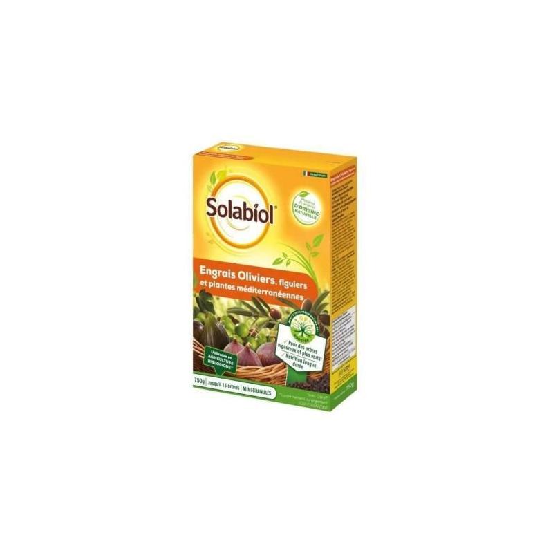 Engrais Solabiol SOLIVY750 pour Oliviers et Figuiers 750g