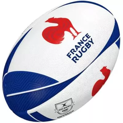 Ballon de Rugby Mini GILBERT - Réplique France - Dimensions colis: 15x10x2