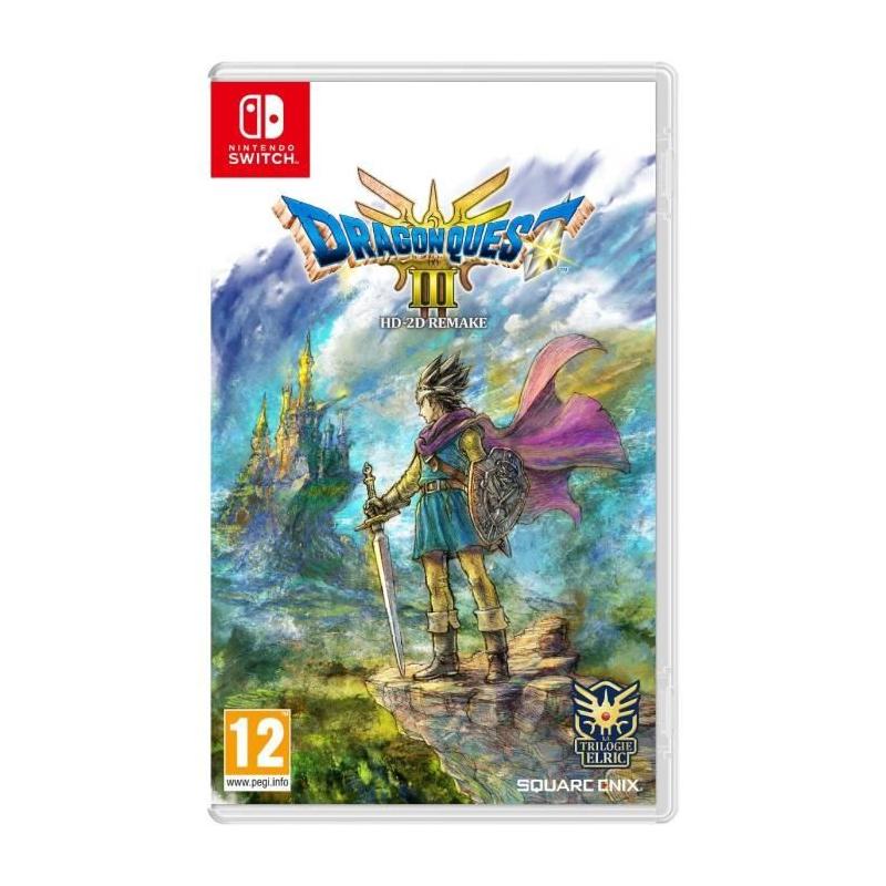 Dragon Quest III Hd-2d Remake - Jeu Nintendo Switch | Dimensions compactes