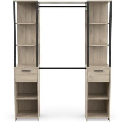 Kit dressing GARY Chene Kronberg/Noir mat - 159,8 x 49,5 x 200,3 cm - DEMEYERE