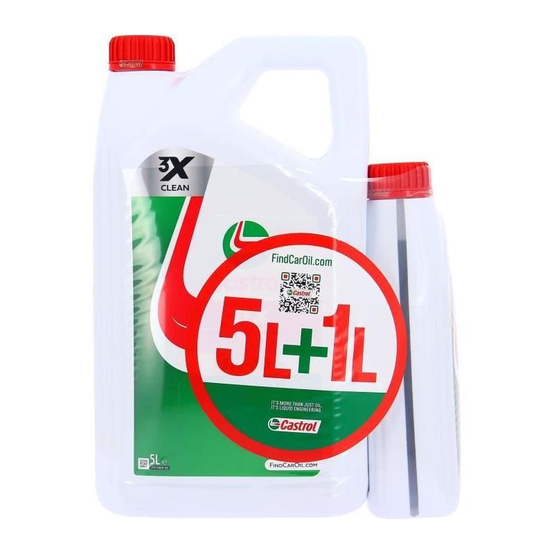Huile Moteur CASTROL GTX 5W-30 C4 - Lot de 5L+1L