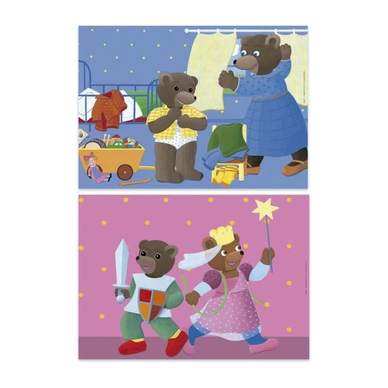 Puzzle EDUCA - Petit Ours Brun : 2 puzzles 48 pièces - 4 ans