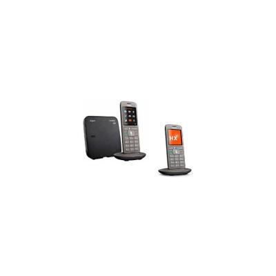 Téléphone Fixe Duo Anthracite Haute Performance