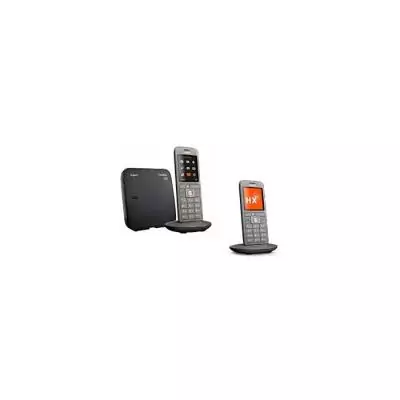 Téléphone Fixe Duo Anthracite Haute Performance