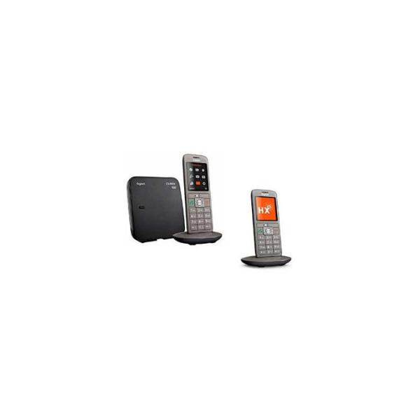 GIGASET Téléphone Fixe CL 660 A Duo Anthracite