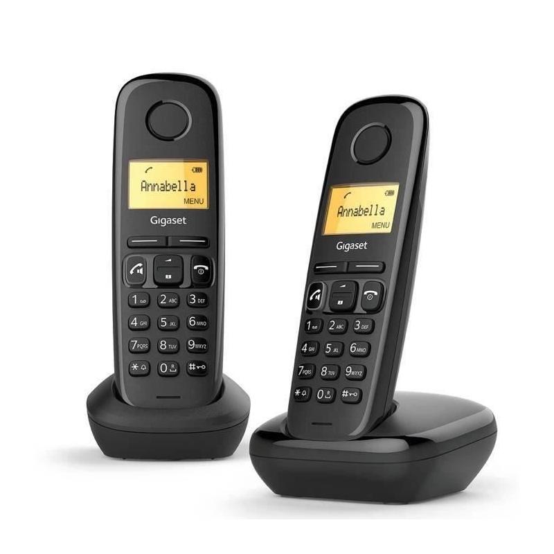 Téléphone sans fil GIGASET A270 Duo Noir - Pratique et performant
