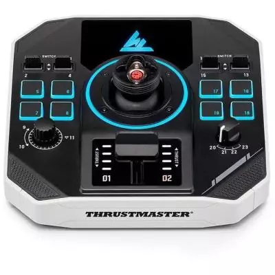 Joystick spatial - THRUSTMASTER - Sol-R 2 HOSAS Space Sim Duo - Ambidextre - 88 boutons - Technologie H.E.A.R.T. 16 bits Joystick spatial - THRUSTMASTER - Sol-R 2 HOSAS Space Sim Duo - Ambidextre - 88 boutons - Technologie H.E.A.R.T. 16 bits