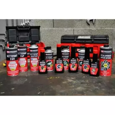 Kit contrôle technique diesel : FACOM Huile-Additif, Made in France