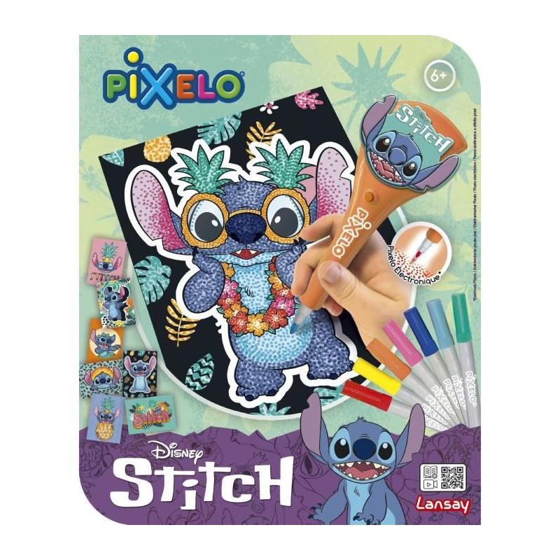 JOUET - LANSAY - Pixelo Stitch - 8 illustrations - Pour les artistes dès 6 ans