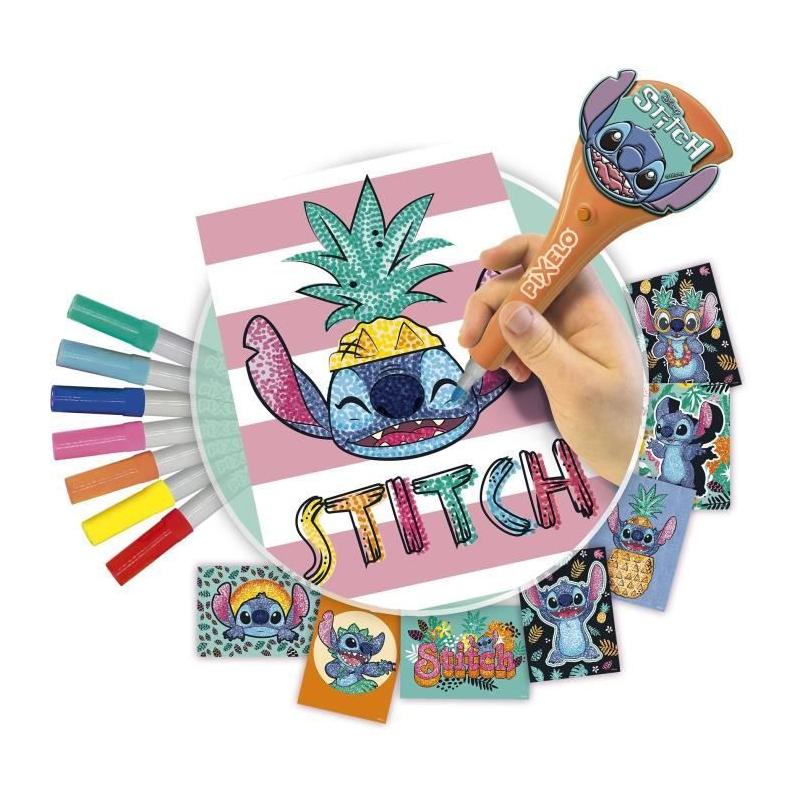 JOUET - LANSAY - Pixelo Stitch - 8 illustrations - Pour les artistes dès 6 ans