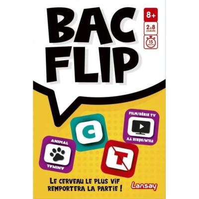 Jeu de société LANSAT - BAC FLIP - Amusant dès 8 ans