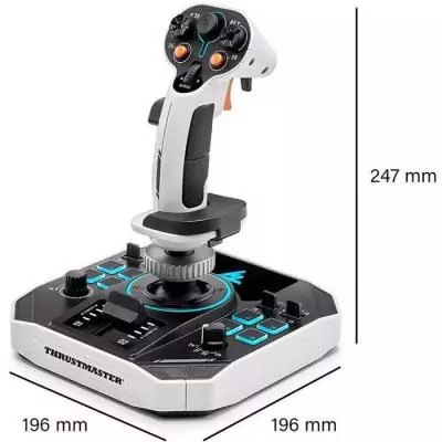 Joystick spatial - THRUSTMASTER - Sol-R 2 HOSAS Space Sim Duo - Ambidextre - 88 boutons - Technologie H.E.A.R.T. 16 bits Joystick spatial - THRUSTMASTER - Sol-R 2 HOSAS Space Sim Duo - Ambidextre - 88 boutons - Technologie H.E.A.R.T. 16 bits