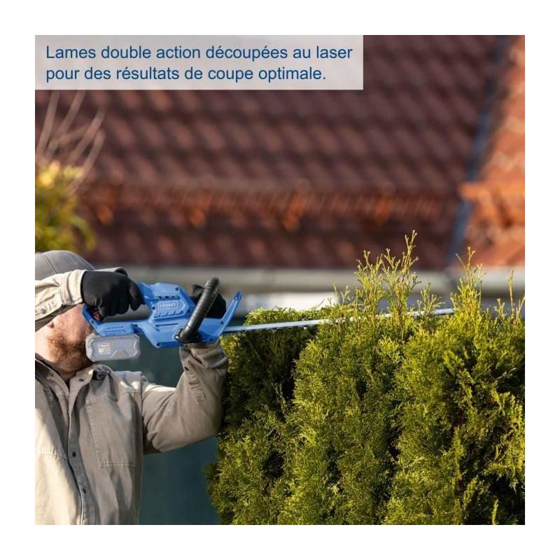 Taille-haies sans fil C-HT570-X - Coupe 51cm - SCHEPPACH 20V IXES