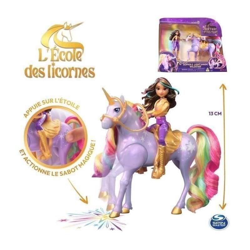 Découvrez la licorne magique Unicorn Academy de Spin Master Sophia et Wildstar