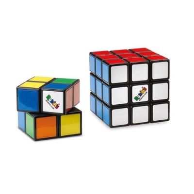 Coffret Rubik's Cube Duo 3x3 + 2x2 - Jeu casse-tête amusant