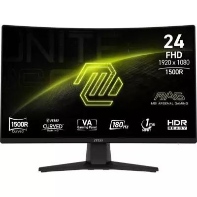 Ecran PC Gamer Incurvé MSI 24'' FHD 180Hz VA 1ms MAG242C - Immersion maximale Ecran PC Gamer Incurvé MSI 24'' FHD 180Hz VA 1ms MAG242C - Immersion maximale