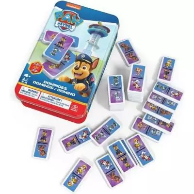 PAW Patrol BOITE METAL DOMINOS La Pat' Patrouille