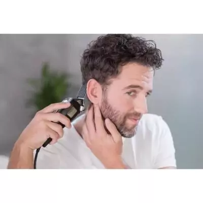 Tondeuse Cheveux WAHL Elite Pro 230V - 10 Sabots - Noir