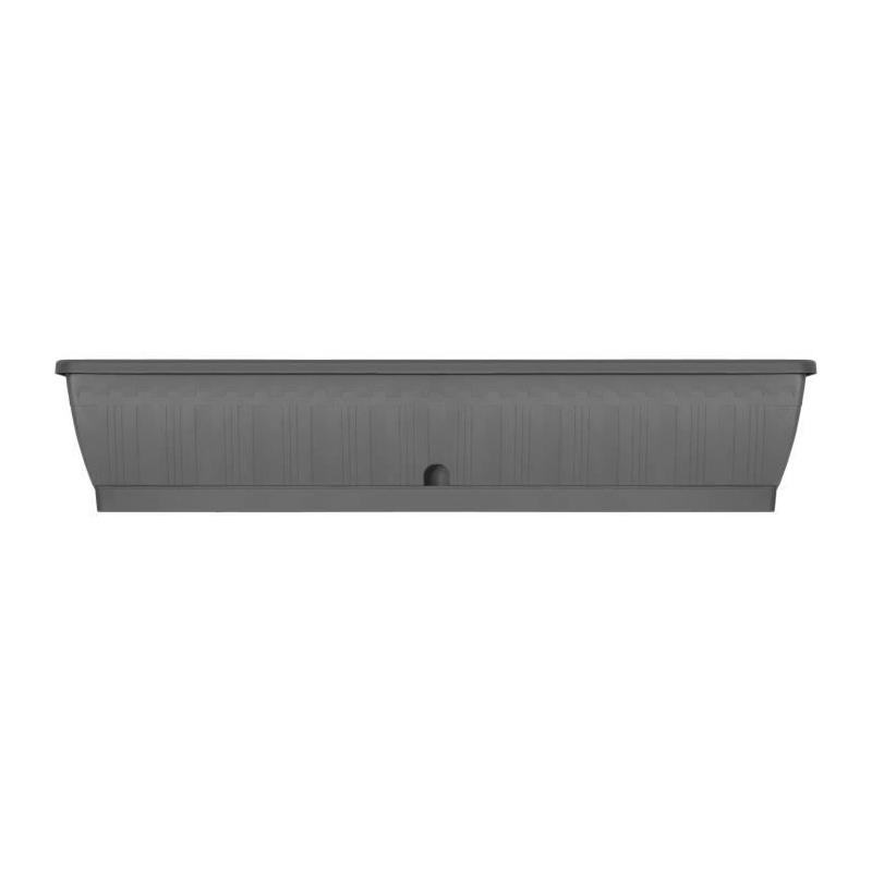 Jardinière Anthracite 100 cm - Solide & Eco-friendly