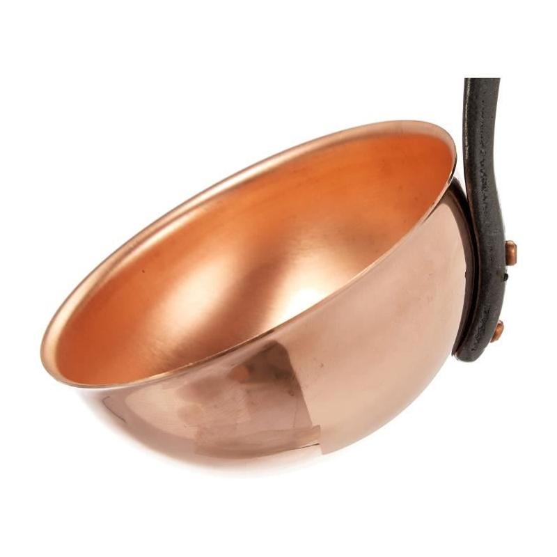 Louche en cuivre massif avec manche en fonte - BAUMALU - 11 cm