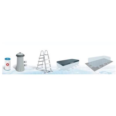Piscine hors sol tubulaire INTEX - Pris Frame 488x244x107cm