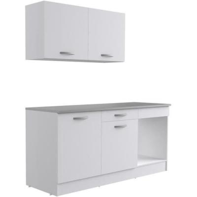 Cuisine complète OSLO 180cm Blanc Mat - Made in France