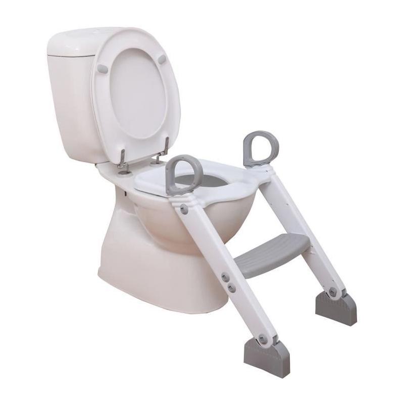 Réducteur de WC DREAMBABY - STEP-UP - Siège d'apprentissage - Gris