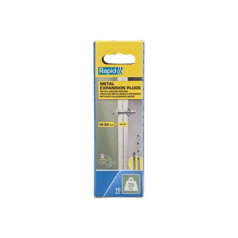 Bouchons d'expansion métalliques ø8x46 - Lot de 10 - Vis m4x55
