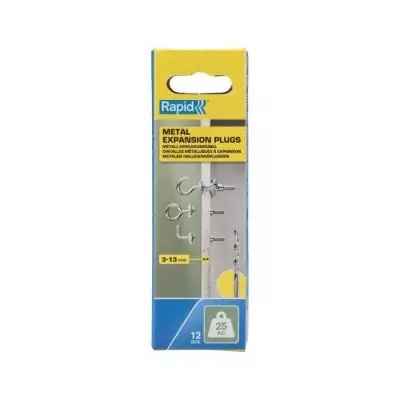 Bouchons d'expansion Rapid Ø8x32 - Lot de 12 pcs - Ø4 mm Bouchons d'expansion Rapid Ø8x32 - Lot de 12 pcs - Ø4 mm