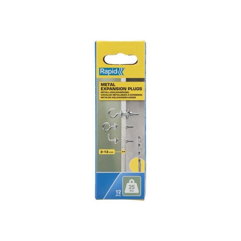 Bouchons d'expansion Rapid Ø8x32 - Lot de 12 pcs - Ø4 mm