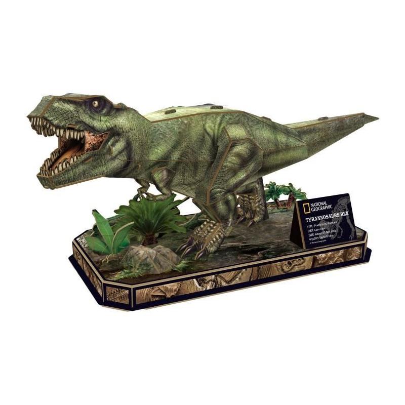Puzzle 3D T-Rex Explora - Jeu de construction dinosaure - 52 pièces