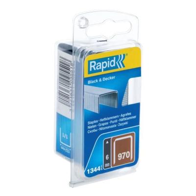 Agrafes Galva RAPID 970/06mm - Blister 1344 - Compact et pratique