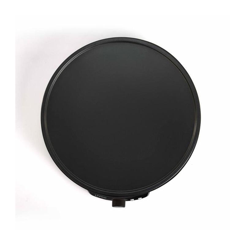 Crep'Party en Noir 30cm 1000W avec Livoo DOP196