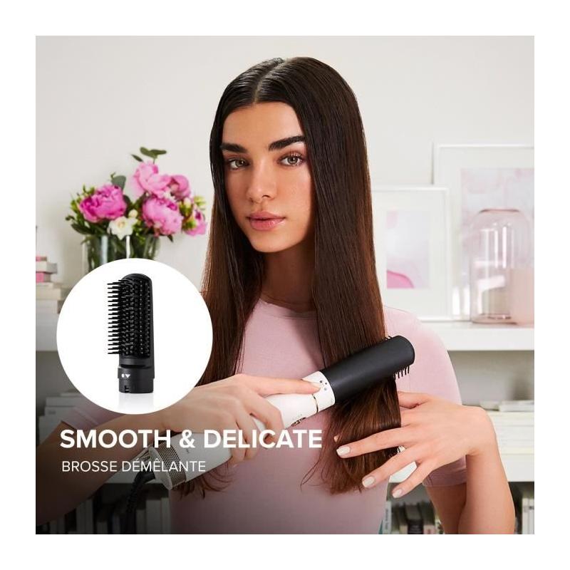 Brosse soufflante Bellissima Air Wonder Blanc Or - Coiffure parfaite