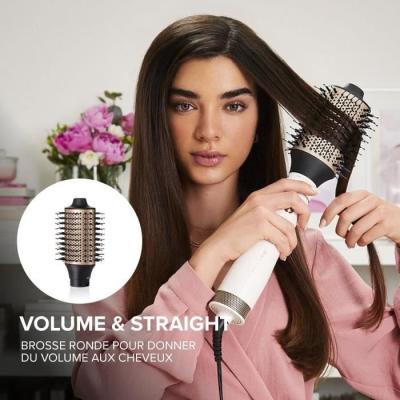 Brosse soufflante Bellissima Air Wonder Blanc Or - Coiffure parfaite