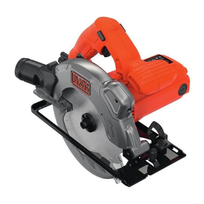 Scie Circulaire BLACK+DECKER CS1250LA-QS 1250W - Guide de Coupe & Visée Laser!