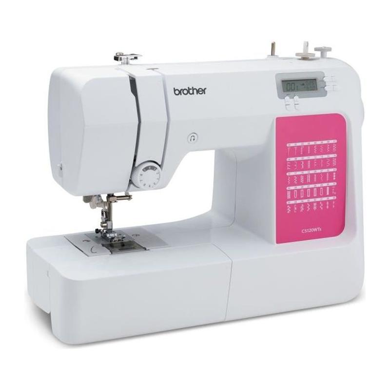 Machine à coudre électronique Brother CS120WTs - Vitesse 750 pts/mn