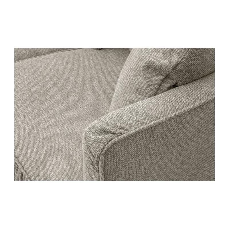 Canapé fixe 4 places CONSTANCE - Beige - Éco-responsable - Label Oeko-Tex
