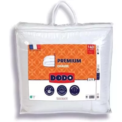 Couette chaude DODO Premium 140x200 cm Blanc Couette chaude DODO Premium 140x200 cm Blanc