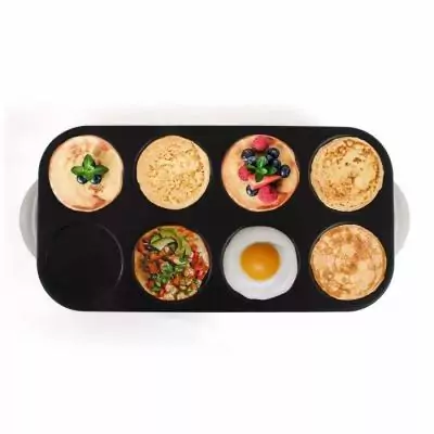 Crêpière électrique Maxi Crepes Party - Blanc dimensions compactes