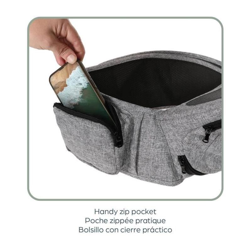 Porte-bébé Siege de hanche DREAMBABY Up & Go - Gris
