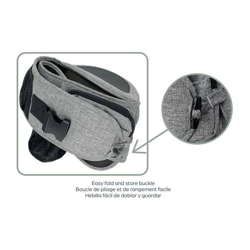 Porte-bébé Siege de hanche DREAMBABY Up & Go - Gris