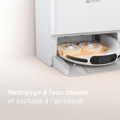 Aspirateur Robot EZVIZ RS20 Pro - Nettoyage Efficace à l'eau Chaude