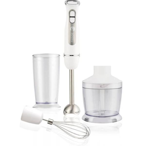 Set mixeur plongeant - FAGOR - FG349 – 1000 W – 12 vitesses + pulse - Blanc