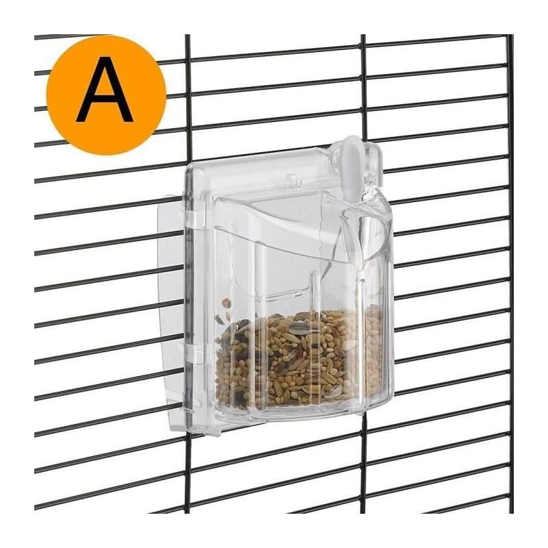 Cage canaris design FERPLAST PIANO 4 - Blanc