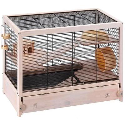 Cage pour hamster FERPLAST HAMSTERVILLE en bois - Accessoire de cage