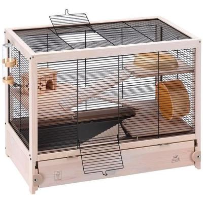 Cage pour hamster FERPLAST HAMSTERVILLE en bois - Accessoire de cage
